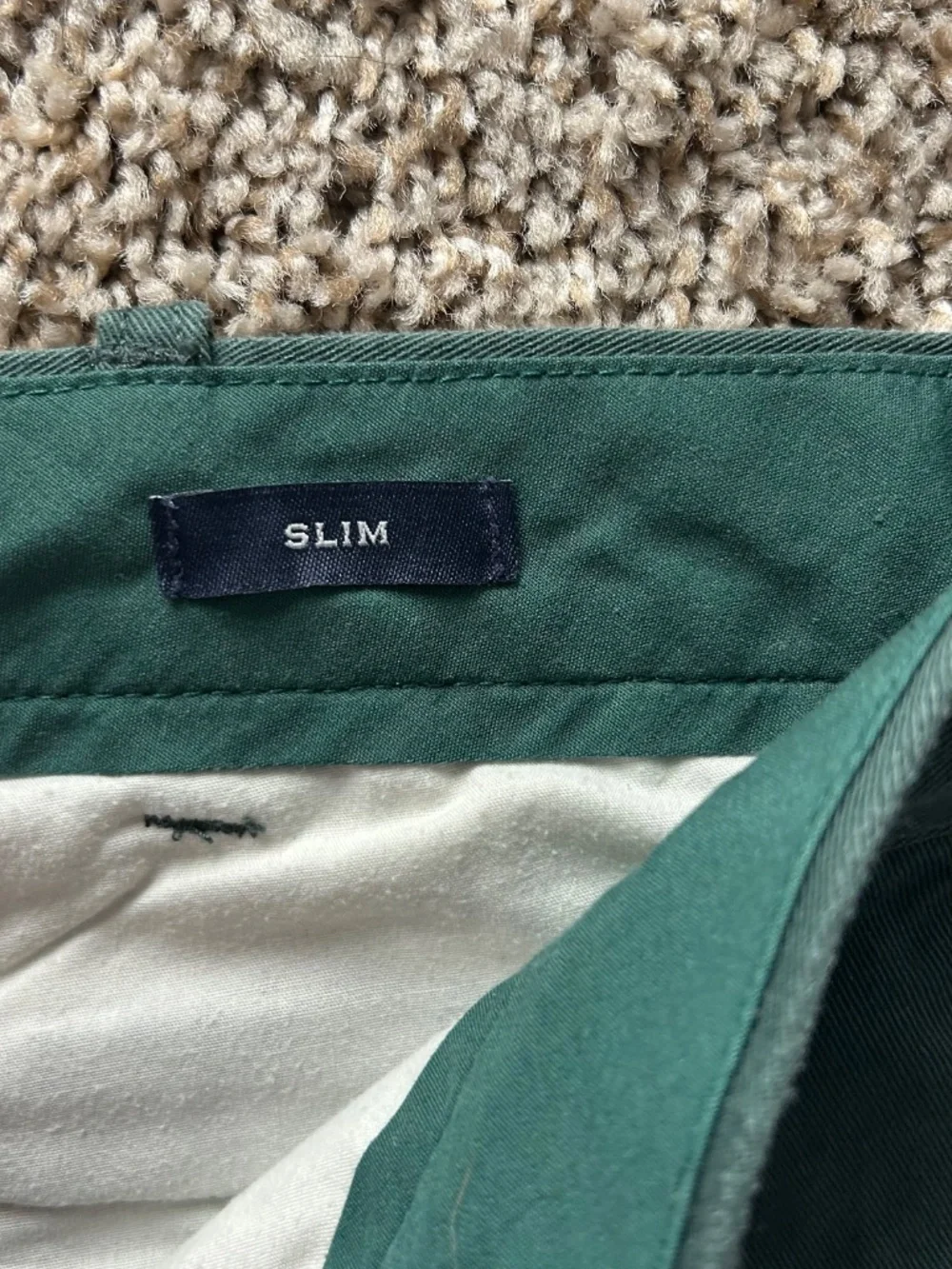 J.Crew Men's Slim Fit Chino Pants Forest GreenSize 30x30